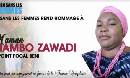 Hommage à Mambo ZAWADI, activiste des droits de la femme
