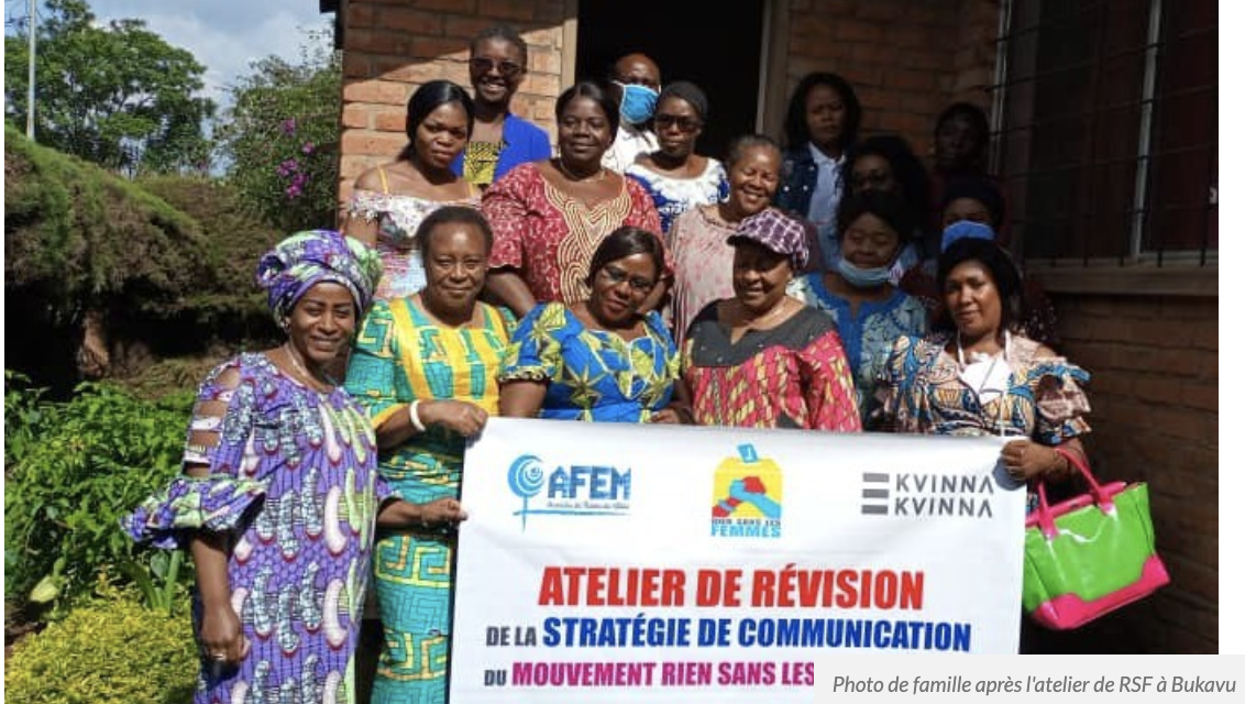 Sud-Kivu: Le mouvement rien sans les femmes renforce ses stratégies de communication